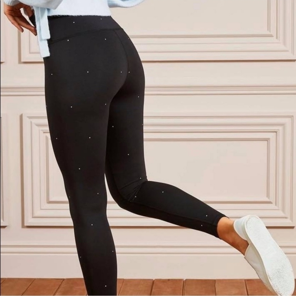 Stella & Dot, Crush it Legging, Black Dottie, Size Small - NWT - Picture 3 of 7